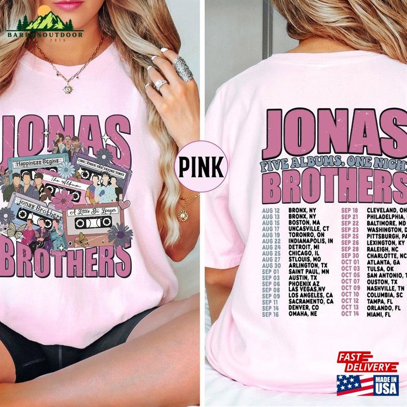 Jonas Brothers T-Shirt Tour Shirt Concert 2023 Retro Sweatshirt Hoodie Unisex Jonas Brothers T-Shirt Tour Shirt Concert 2023 Retro Sweatshirt Hoodie Unisex