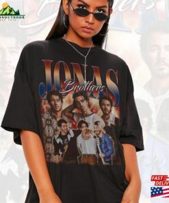 Jonas Brothers T-Shirt Vintage Style Graphic Tee Concert Apparel Sweatshirt Classic