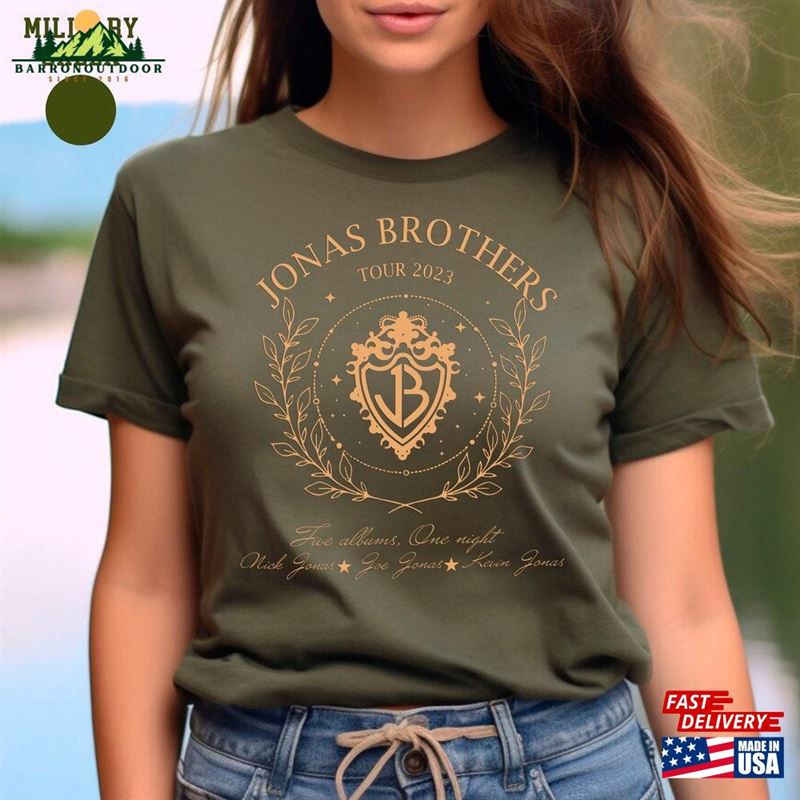 Jonas Brothers Tee Concert 2023 Retro Unisex Gift 90 Classic T-Shirt Jonas Brothers Tee Concert 2023 Retro Unisex Gift 90 Classic T-Shirt