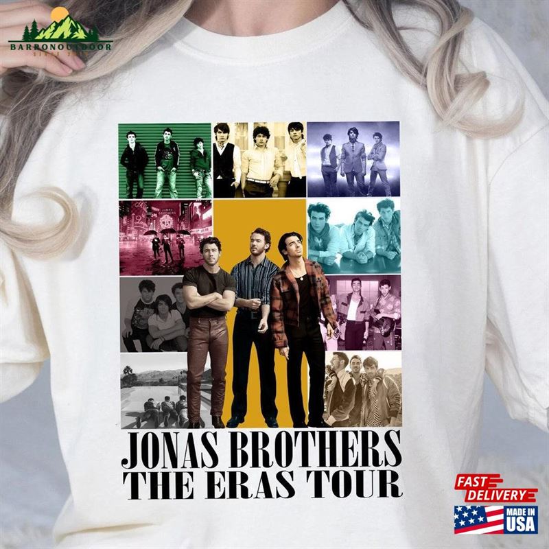 Jonas Brothers The Eras Tour T-Shirt Cassette Shirt Sweatshirt Hoodie Unisex Jonas Brothers The Eras Tour T-Shirt Cassette Shirt Sweatshirt Hoodie Unisex