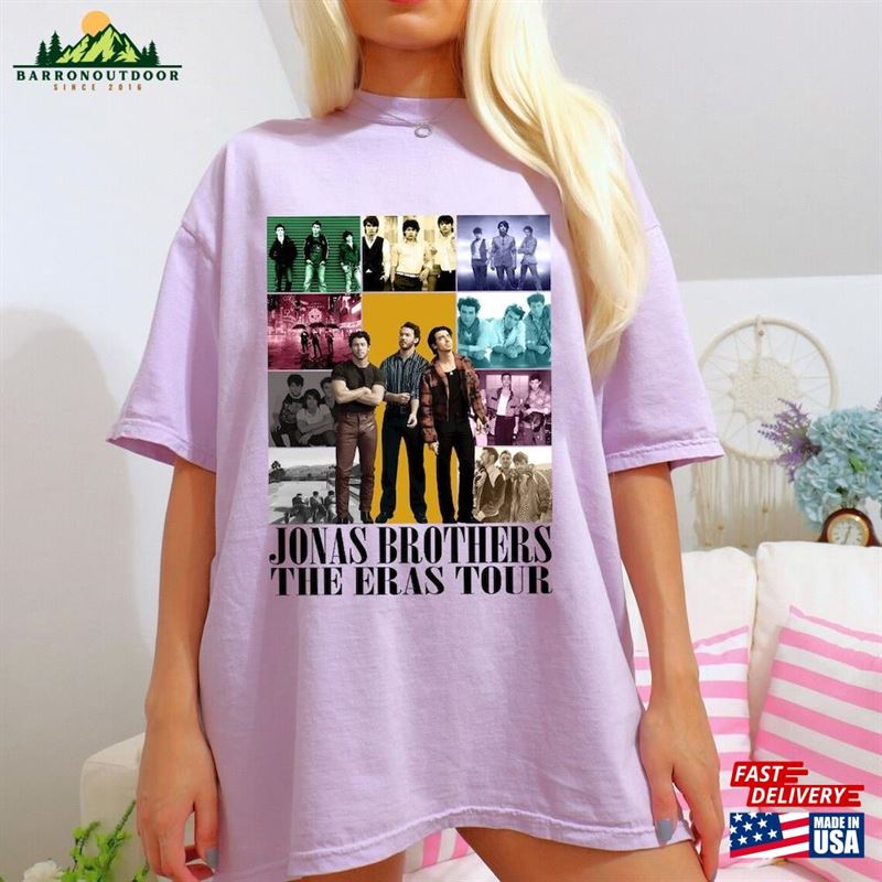 Jonas Brothers The Eras Tour T-Shirt Five Albums One Night Shirt 2023 Classic Jonas Brothers The Eras Tour T-Shirt Five Albums One Night Shirt 2023 Classic