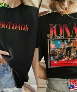 Jonas Brothers Tour 2023 2Sides Shirt I Love Hot Dads Retro Five Albums One Night Hoodie Sweatshirt