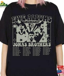 Jonas Brothers Tour 2023 Shirt Retro Five Albums One Night Classic T-Shirt