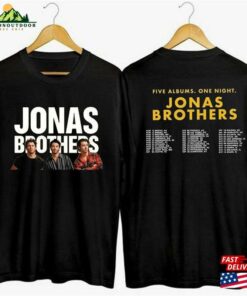 Jonas Brothers Tour 2023 Two Sides Shirt Five Albums One Night The Unisex Classic
