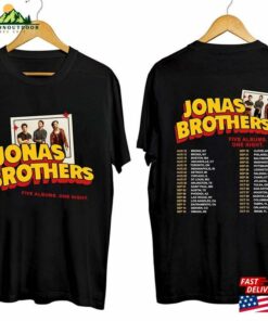 Jonas Brothers Tour 2023 Two Sides Shirt Five Albums One Night The Unisex Hoodie