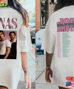 Jonas Brothers Tour Shirt Five Album One Night Concert Classic Unisex