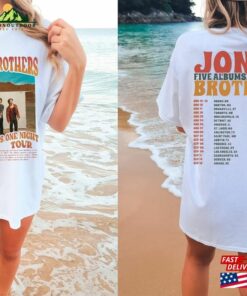 Jonas Brothers Tour Shirt Five Albums One Night Sweatshirt Joe T-Shirt Unisex