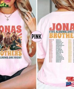 Jonas Brothers Tour T-Shirt Merch Shirt Five Albums One Night Hoodie Fan Sweatshirt Classic