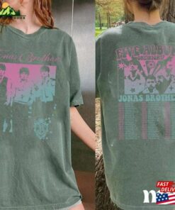 Jonas Brothers Vintage Double Side Comfort Color Shirt Five Albums One Night Tour Unisex Sweatshirt