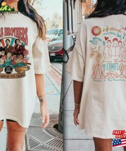 Jonas Brothers Vintage Double Sided T-Shirt Tour Shirt Five Albums One Night Hoodie Sweatshirt
