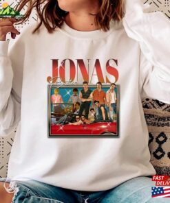 Jonas Brothers Vintage Shirt 2023 Tour Hoodie Five Albums One Night T-Shirt Sweatshirt Classic