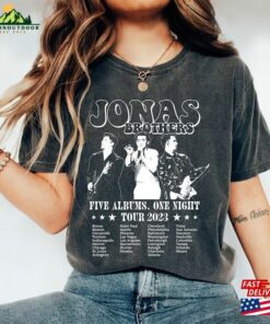 Jonas Brothers Vintage Shirt Bella Canvas Tour 2023 Concert Retro Unisex Tee Classic