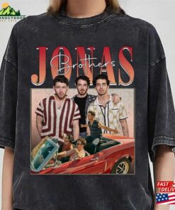 Jonas Brothers Vintage Shirt Five Albums One Night Tour 2023 Classic Hoodie