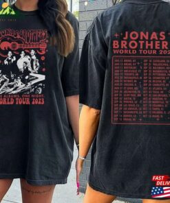 Jonas Brothers Vintage Shirt Five Albums One Night Tour 2023 Sweatshirt Hoodie