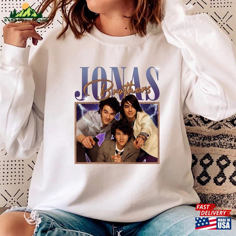 Jonas Brothers Vintage Shirt Five Albums One Night Tour T-Shirt 90 Unisex Hoodie Jonas Brothers Vintage Shirt Five Albums One Night Tour T-Shirt 90 Unisex Hoodie