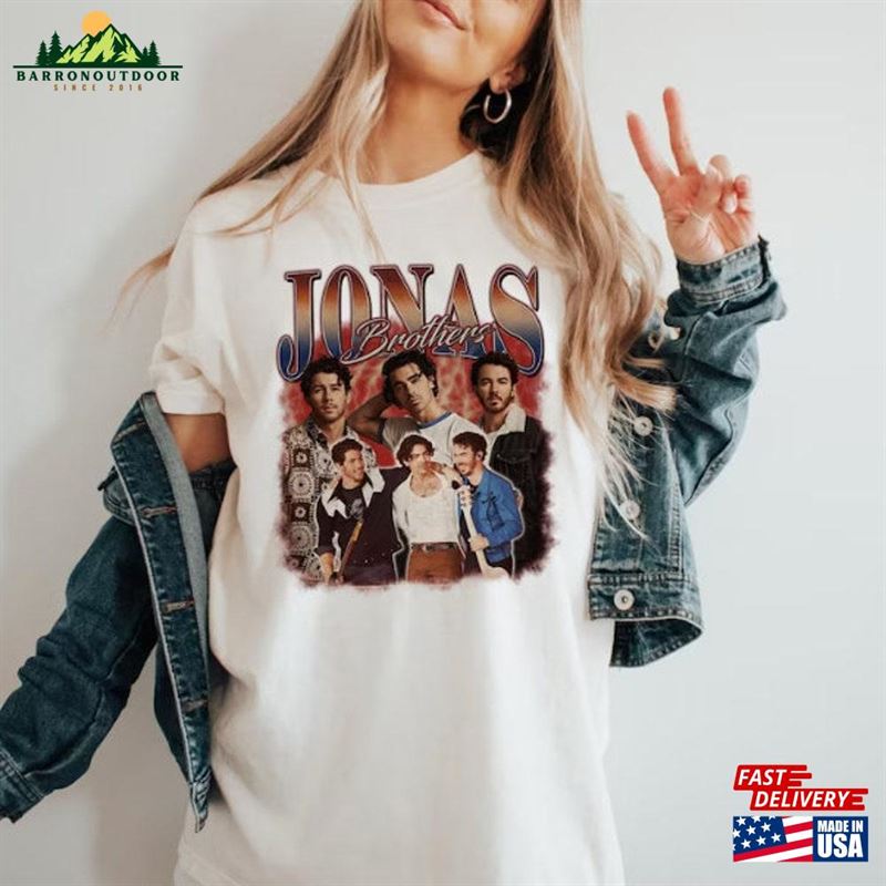 Jonas Brothers Vintage Shirt Joe Homage Five Albums One Night Tour T-Shirt Sweatshirt Jonas Brothers Vintage Shirt Joe Homage Five Albums One Night Tour T-Shirt Sweatshirt
