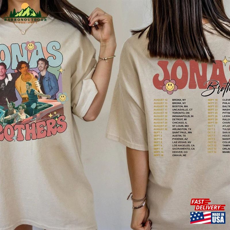 Jonas Brothers Vintage Shirt Tour Concert 2023 Retro Unisex Gift Sweatshirt Hoodie Jonas Brothers Vintage Shirt Tour Concert 2023 Retro Unisex Gift Sweatshirt Hoodie