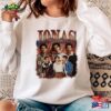 Jonas Brothers Vintage Sweatshirt Five Albums One Night Tour Hoodie 90 Unisex T-Shirt