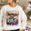 Jonas Brothers Vintage Sweatshirt I Love Hot Dads Shirt Five Album One Night Tour T-Shirt