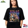 Jonas Brothers Vintage T-Shirt 90’S Tee Five Albums One Night Tour Shirt Classic
