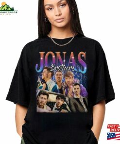 Jonas Brothers Vintage T-Shirt 90’S Tee Five Albums One Night Tour Shirt Classic