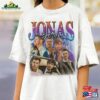 Jonas Brothers Vintage T-Shirt Five Albums One Night Tour Shirt 2023 Tee Sweatshirt