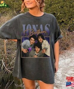 Jonas Brothers Vintage T-Shirt Five Albums One Night Tour Shirt 2023 Unisex