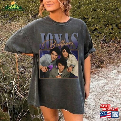 Jonas Brothers Vintage T-Shirt Five Albums One Night Tour Shirt 2023 Unisex