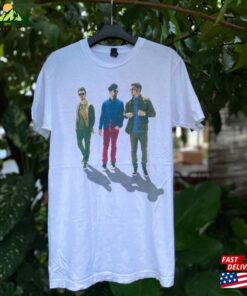 Jonas Brothers Vintage T-Shirt Five Albums One Night Tour Shirt 2023 Unisex Classic