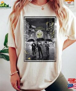 Jonas Brothers Vintage T-Shirt Five Albums One Night Tour Shirt Sweatshirt Classic