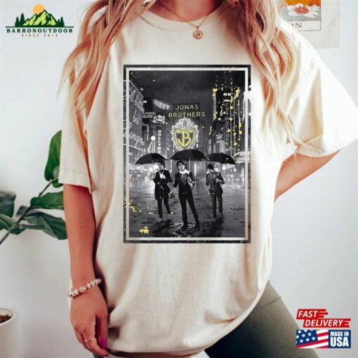 Jonas Brothers Vintage T-Shirt Five Albums One Night Tour Shirt Sweatshirt Classic