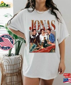 Jonas Brothers Vintage T-Shirt Five Albums One Night Tour Shirt Unisex