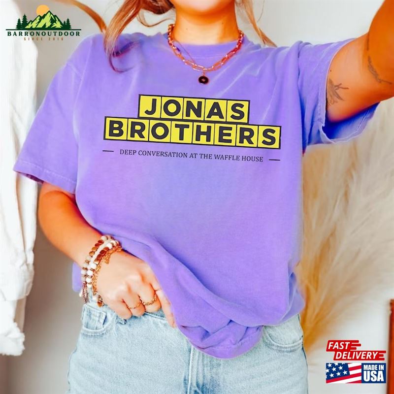 Jonas Brothers Vintage T-Shirt Funny Joe Waffle House Retro Shirt Hoodie Jonas Brothers Vintage T-Shirt Funny Joe Waffle House Retro Shirt Hoodie