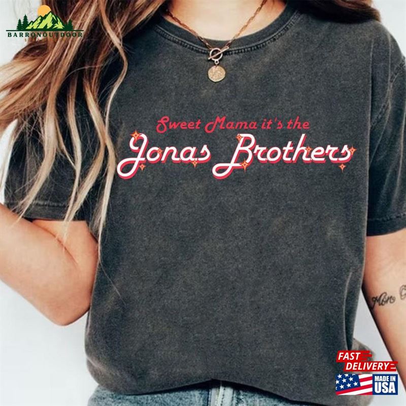 Jonas Brothers Vintage T-Shirt Sweet Mama It's The Jb Shirt Classic Jonas Brothers Vintage T-Shirt Sweet Mama It's The Jb Shirt Classic