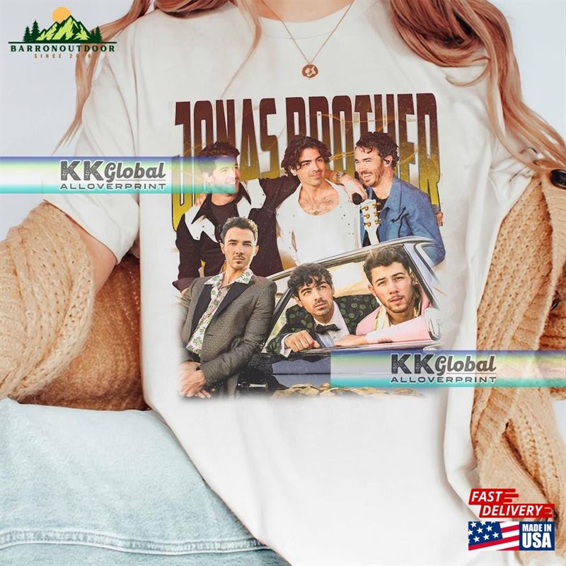 Jonas Brothers Vintage Tee Tour Shirt Concert 2023 Retro Unisex Gift Sweatshirt T-Shirt Jonas Brothers Vintage Tee Tour Shirt Concert 2023 Retro Unisex Gift Sweatshirt T-Shirt