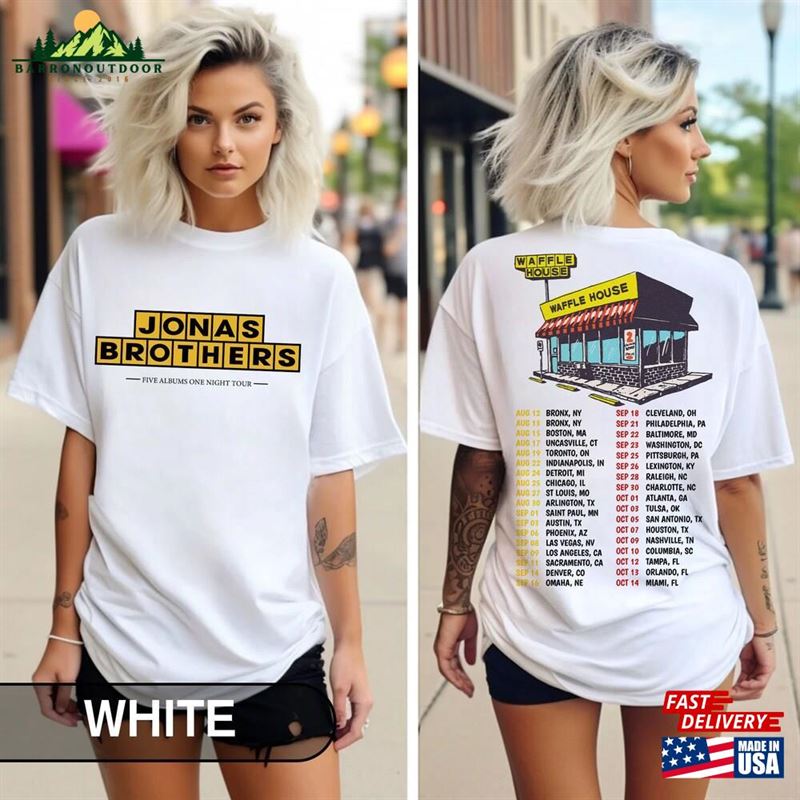 Jonas Brothers Waffle House 2Sided Comfort Colors Shirt The Album Tee Hoodie Unisex Jonas Brothers Waffle House 2Sided Comfort Colors Shirt The Album Tee Hoodie Unisex