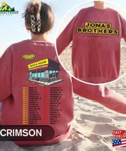 Jonas Brothers Waffle House 2Sided Comfort Colors Sweatshirt The Album Tee Unisex Hoodie