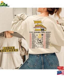 Jonas Brothers Waffle House Sweatshirt 5 Albums 1 Night Tour T-Shirt I Love Hot Dad Hoodie