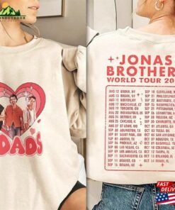 Jonas Brothers Waffle House Tour 2023 Double Sided Shirt Concert Retro Unisex Gift Classic
