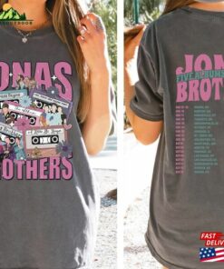 Jonas Brothers Waffle House Tour 2023 Double Sided Shirt Concert Retro Unisex Gift T-Shirt Classic