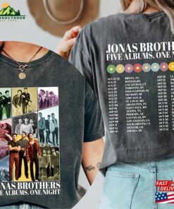 Jonas Brothers World Tour Shirt Vintage T-Shirt Five Albums One Night Classic