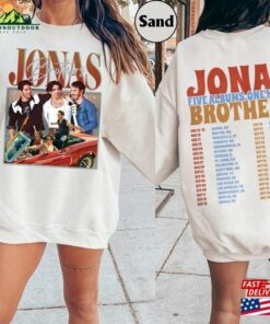 Jonas Five Albums One Night Shirt Brothers Music Group Classic T-Shirt