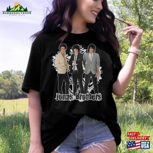 Jonas Five Albums One Night Tour Shirt 90’S Tee Unisex Hoodie