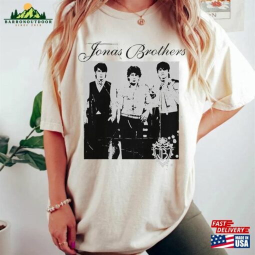 Jonas Five Albums One Night Tour Unisex Shirt Brothers 2023 90 Classic Hoodie