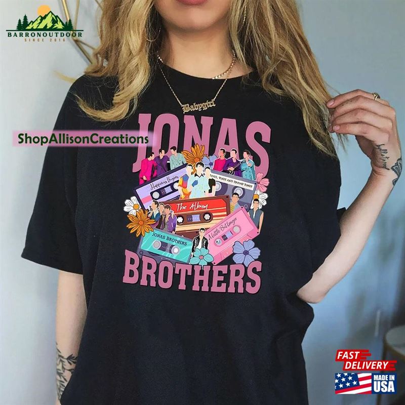 Jonas Retro 90'S Shirt Brothers Cassette Classic Hoodie Jonas Retro 90'S Shirt Brothers Cassette Classic Hoodie