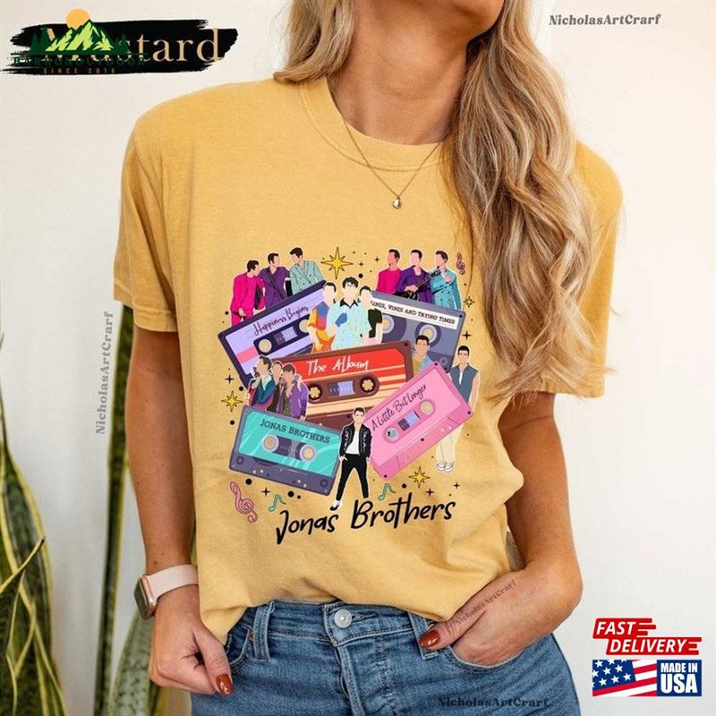 Jonas Retro 90'S Sweater Brothers Shirt Comfort Colors Classic Unisex Jonas Retro 90'S Sweater Brothers Shirt Comfort Colors Classic Unisex