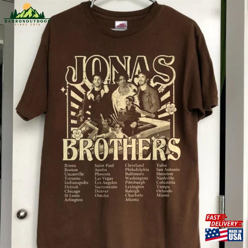 Jonas Retro 90'S T-Shirt Brand Vintage Shirt Sweatshirt Classic Jonas Retro 90'S T-Shirt Brand Vintage Shirt Sweatshirt Classic