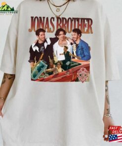 Jonas Shirt Five Albums One Night Tour Graphic Tee Unisex Hoodie