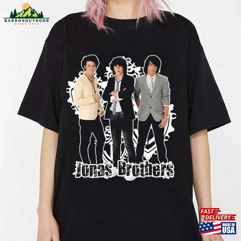 Jonas Vintage Shirt Five Albums One Night Tour Brothers Movie Tee Hoodie Unisex Jonas Vintage Shirt Five Albums One Night Tour Brothers Movie Tee Hoodie Unisex