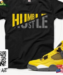 Jordan 4 Lightning T-Shirt Sneaker Matching Shirts Humble Unisex Sweatshirt
